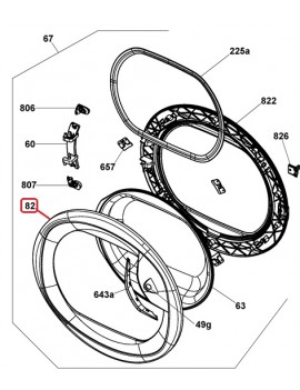 Aro exterior de Secadora...