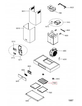 Filtro de carbón de Campana...