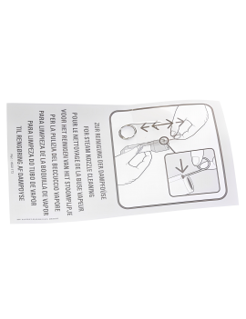 Aguja limpiando para...