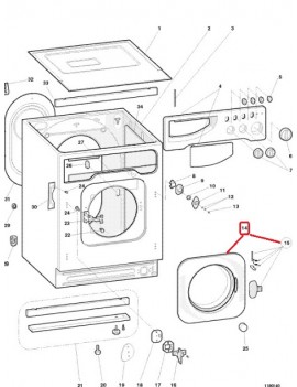 Puerta completa de Lavadora...