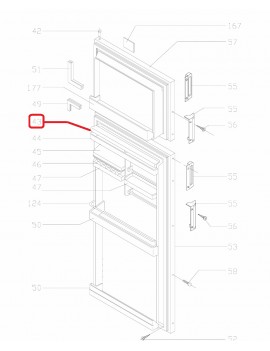 Tapa anaquel superior para...