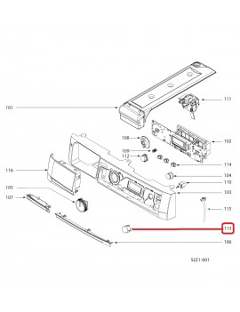 Tecla on off de Secadora...