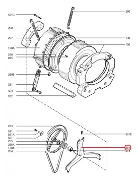 Cruceta de Lavadora Aeg...