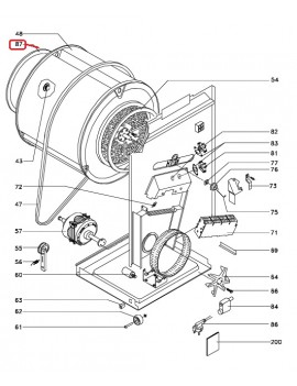 Junta cuba para Secadora...
