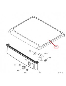 Tapa para Secadora Indesit...
