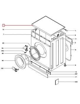 Tapa superior de Lavadora...