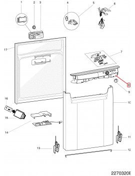 Frontal portamandos de...