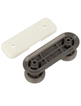 Soporte carril ruedas cesto...