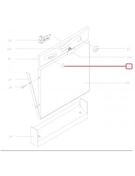 Pulsador sin reborde para...