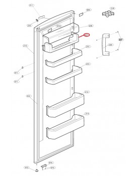 Estante de puerta de...