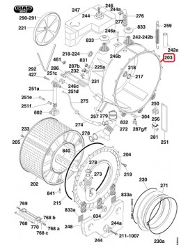 Cuba para Lavadora Otsein...