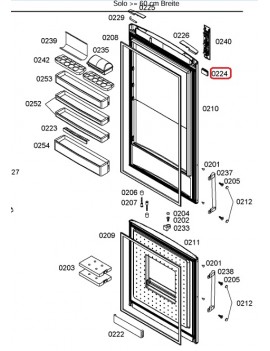 Tapa suplemento bisagra...