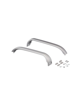 Kit 2 tiradores plateado...