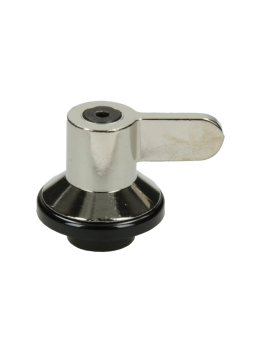 Botón cromado de Placa de...