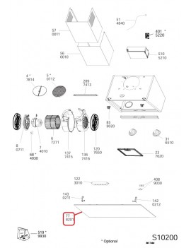 Cubierta frontal negra de...
