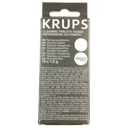 Pastillas de limpieza para cafeteras eléctricas Krups