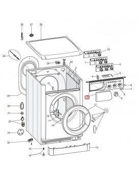 Frontal de Lavadora Indesit...