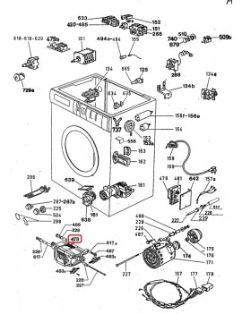 Motor para Lavadora Otsein...