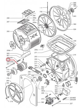 Motor para Lavadora Otsein...