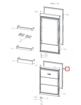 Junta de puerta congelador...