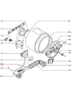 Brida fijación de Secadora...
