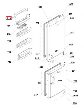Panel de estante de puerta...