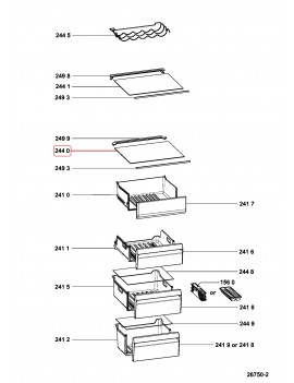 Estante cristal para...