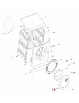 Aro exterior para Lavadora...