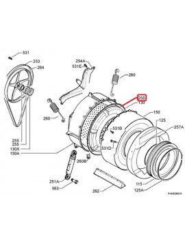 Cesto completo de Lavadora...
