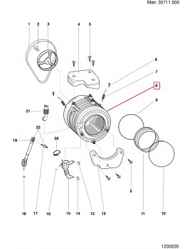 Cuba plástico  6kg 1000 de...