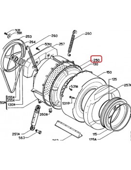 Cesto completo de Lavadora...