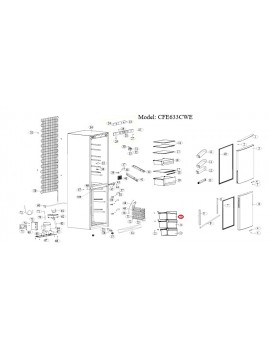 Cesto superior congelador...