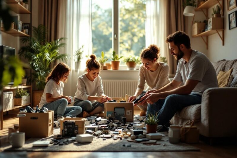 Consejos para Reciclar RAEE y Piezas Antiguas en Casa